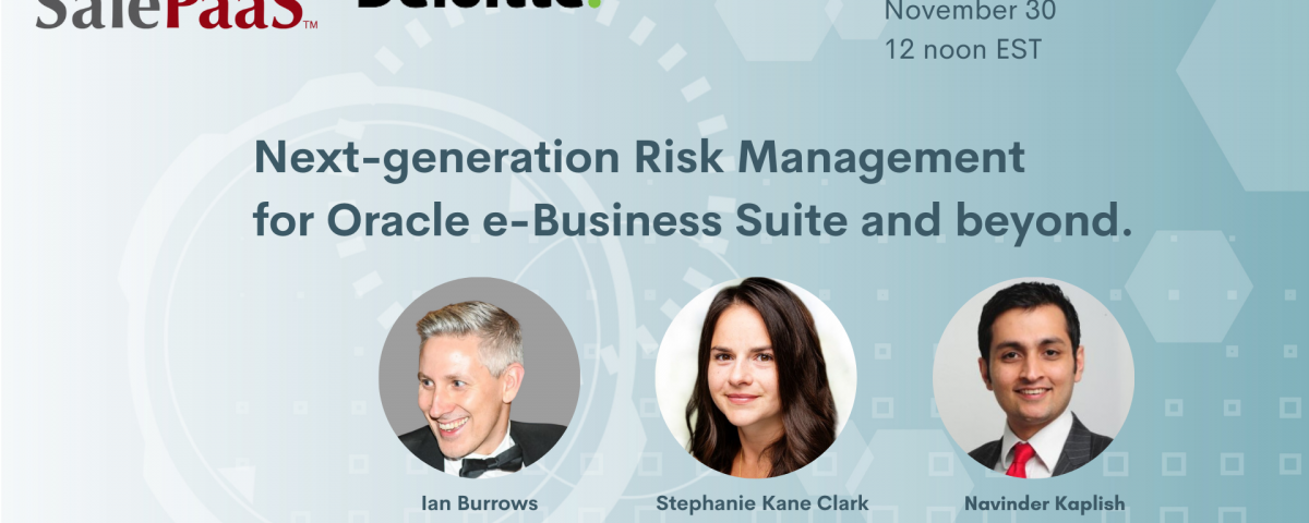 Oracle EBS risk management