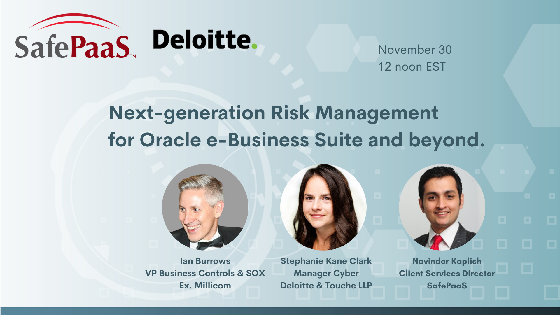 Oracle EBS risk management