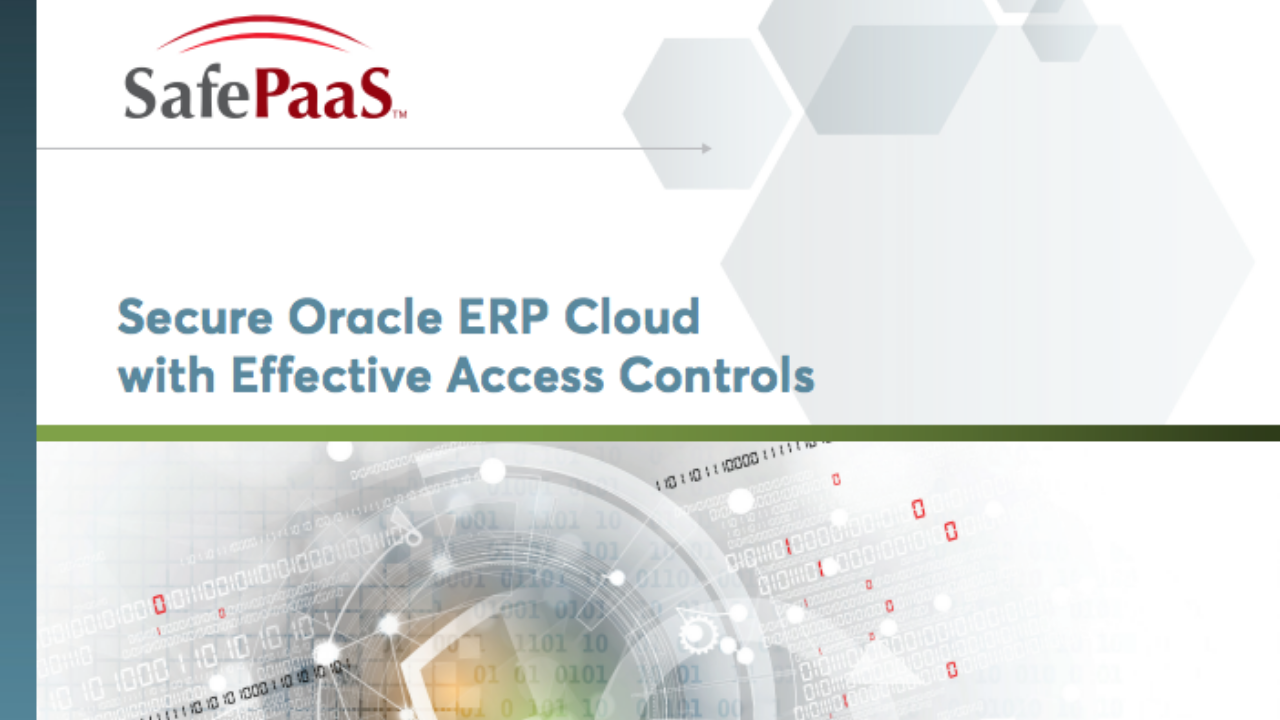 Oracle ERP Cloud security