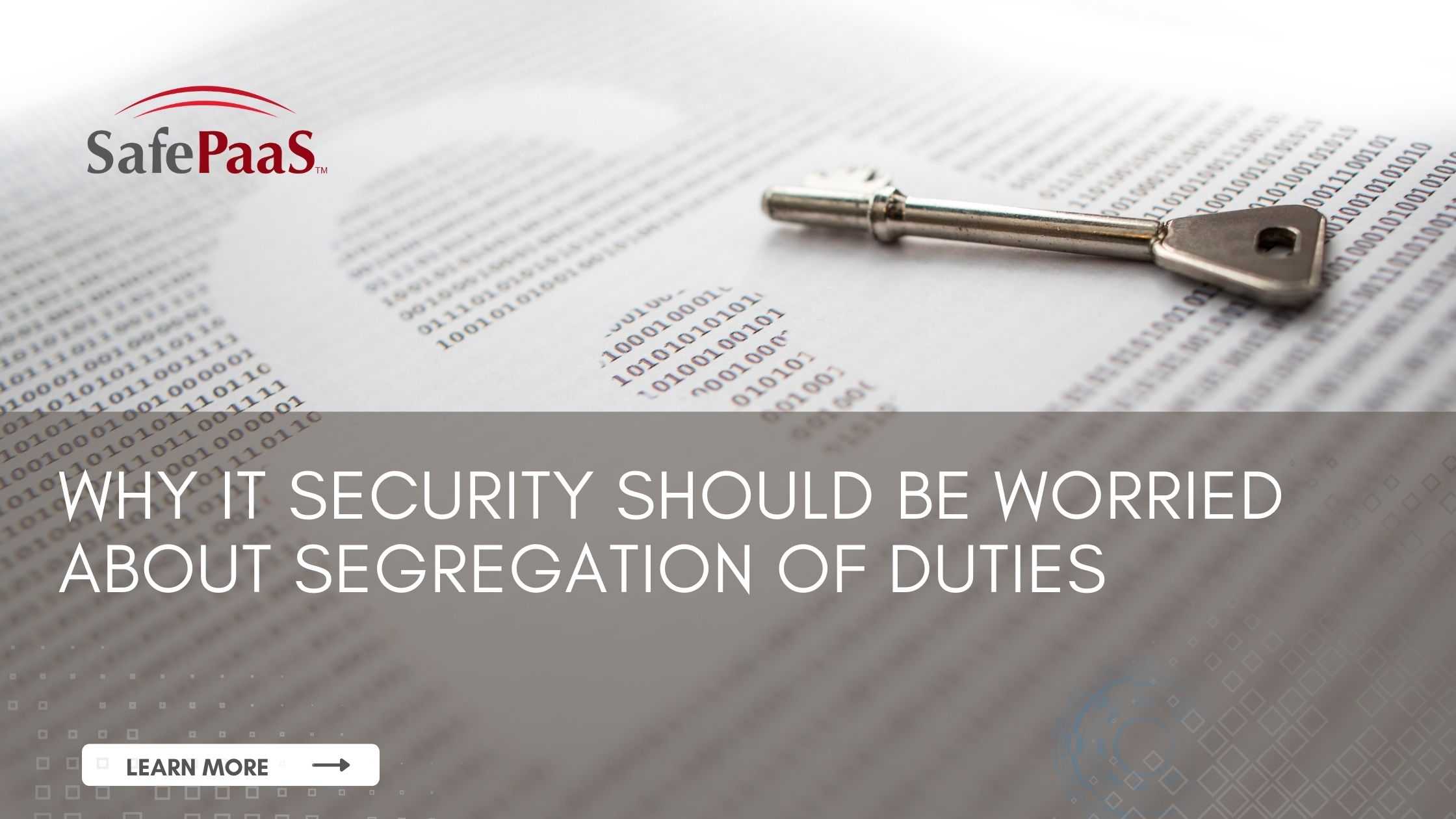 IT security and segregation of duties
