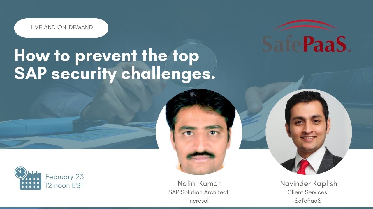 SAP Security Challenges