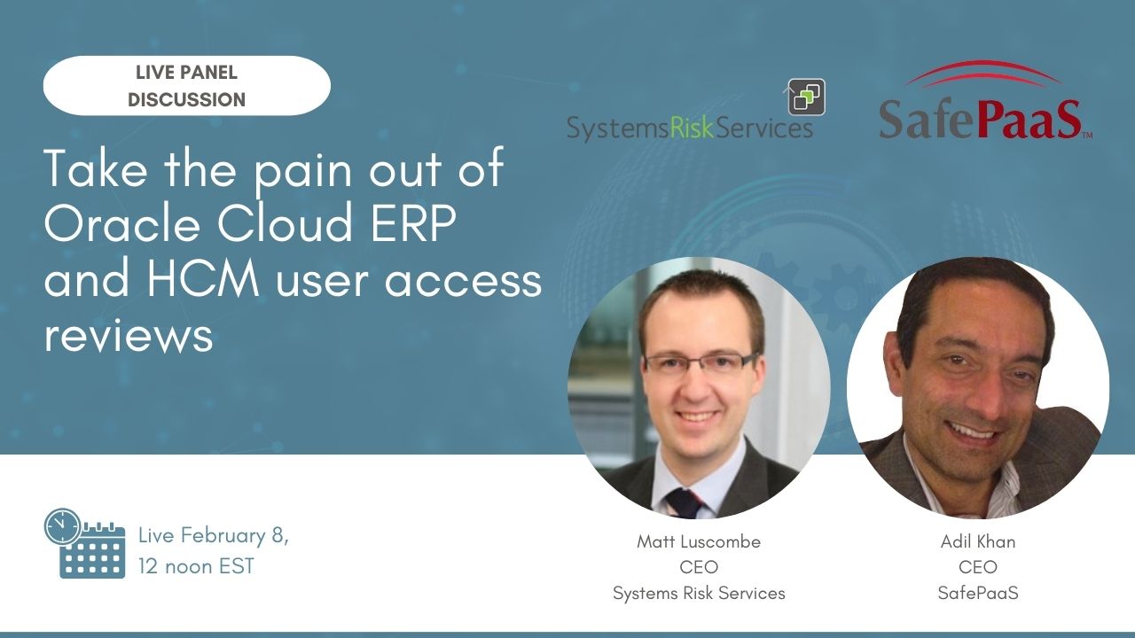 Access Certification Oracle ERP Cloud