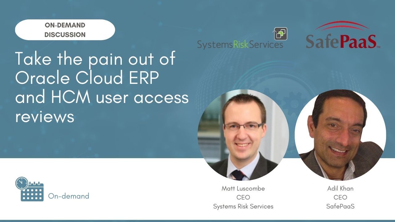Periodic Access Review Oracle ERP Cloud