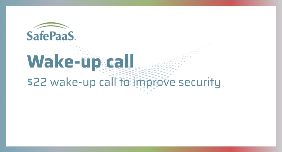 $22 m wake up call