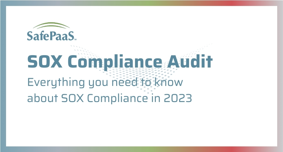 SOX compliance audit 2023