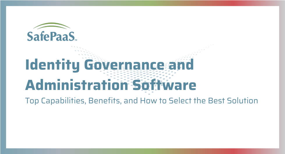 Identity Governance and Administration Software