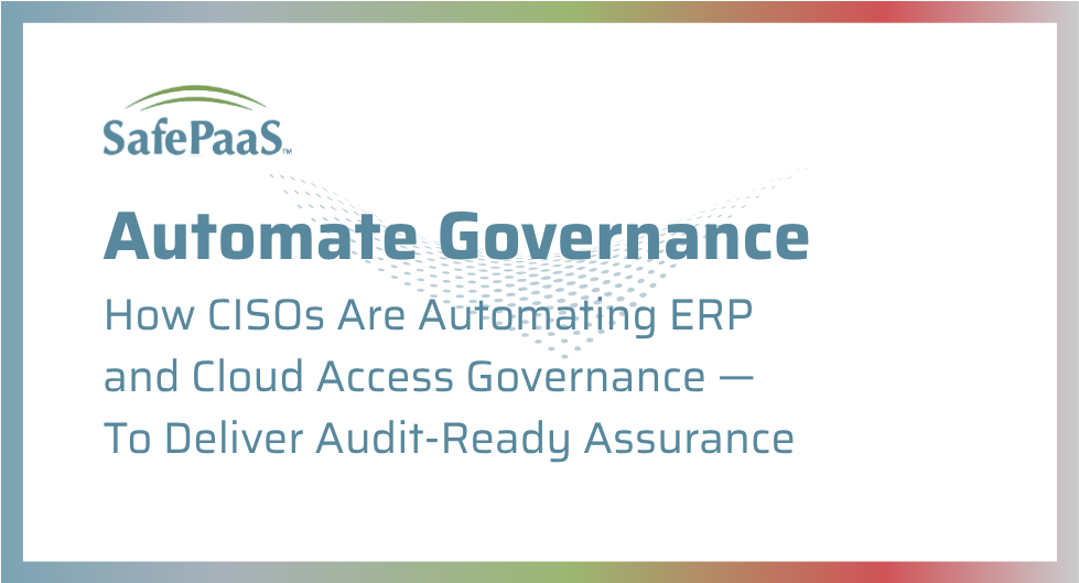 CISOs Are Automating ERP