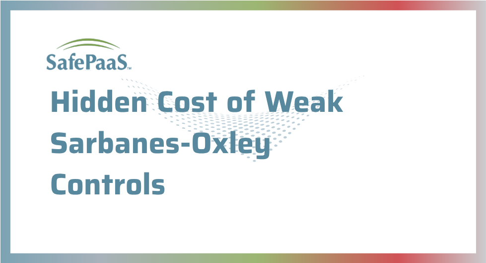 Hidden Cost of Weak Sarbanes-Oxley Controls