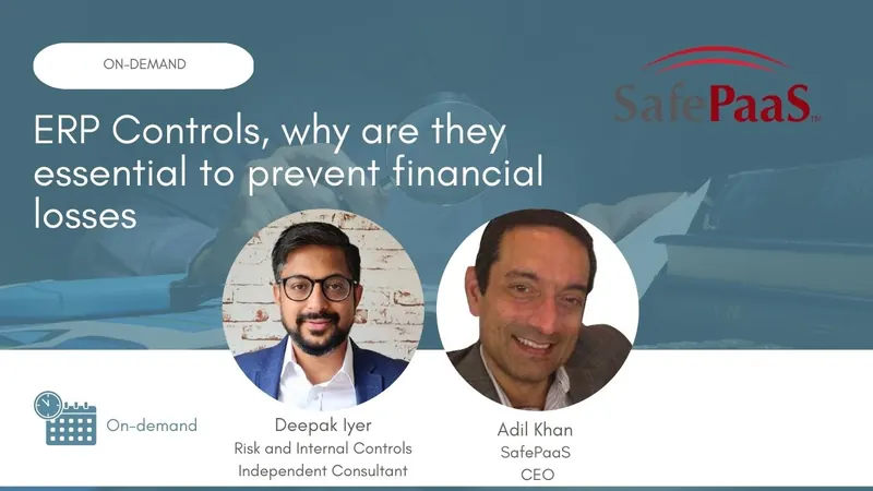 The importance of ERP Controls