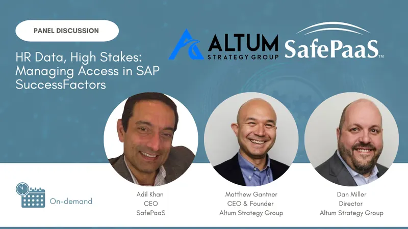 Access Governance for SAP SuccessFactors