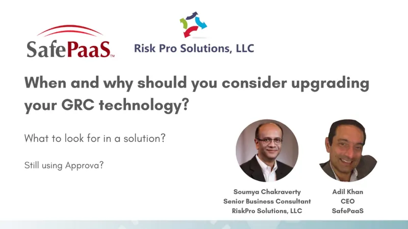 GRC Technology – still using Approva? Oracle GRC?
